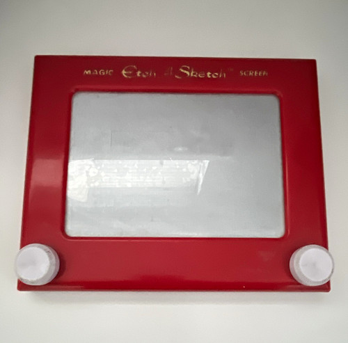 Magic etch sketch - magic, red