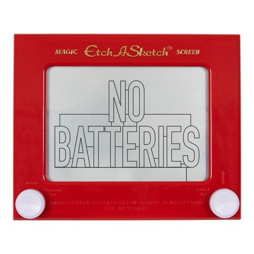 Etch sketch classic drawing - a,