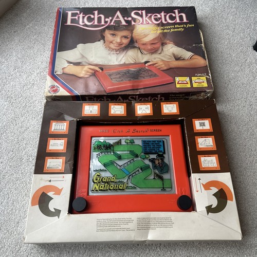Etch sketch vintage in - etch-a-sketch,