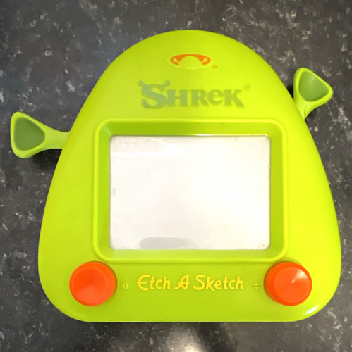 Shrek etch sketch - shrek, etch-a-sketch