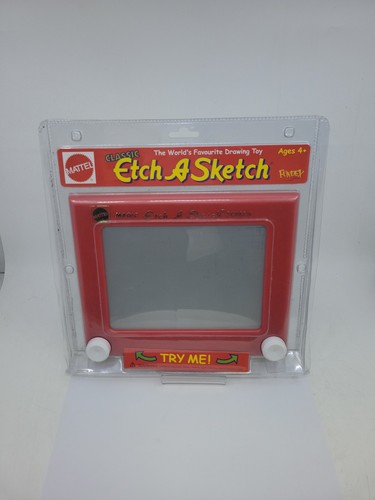 Mattel 2009 etch sketch red - etch, a
