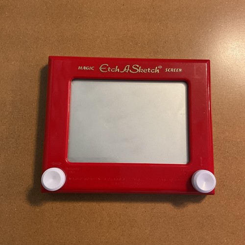 Classic etch sketch magic - etch,