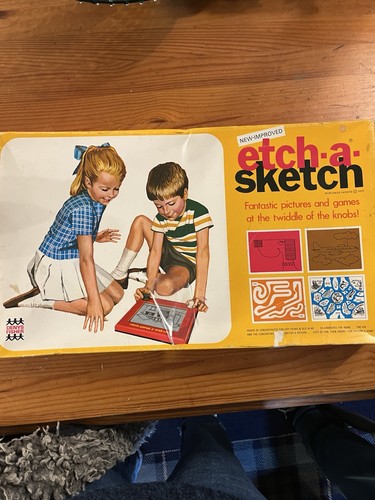 Vintage etch sketch - vintage, etch-a-sketch