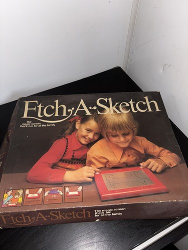 Vintage etch sketch 1970 s - vintage,