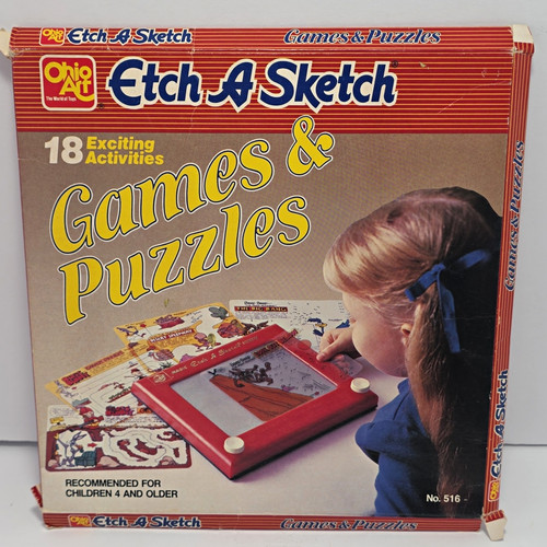 Vintage 1981 etch sketch - vintage,