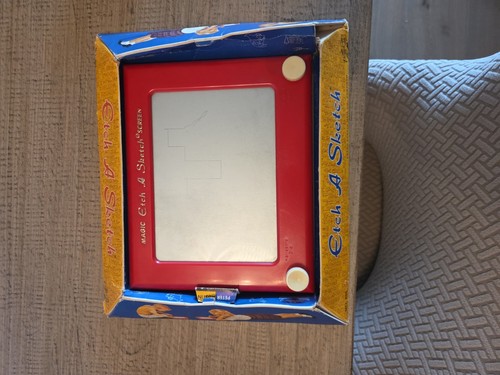 Etch sketch vintage boxed - etch-a-sketch,