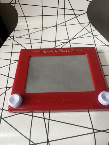 Classic etch sketch - etch, red
