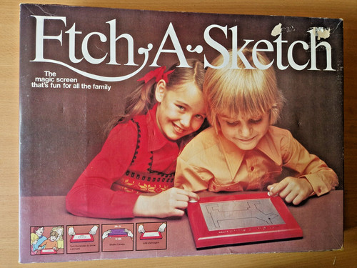 Etch sketch boxed 1970 s - etch, 1970’s