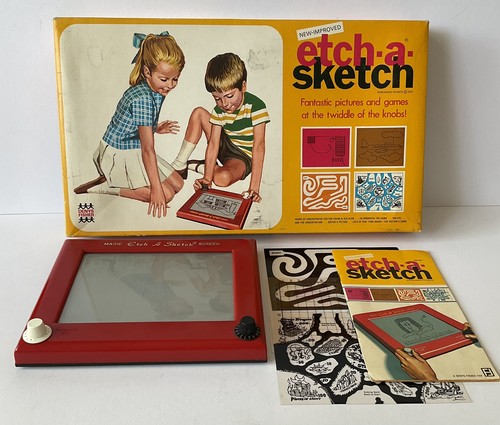Vintage etch sketch denys - etch, a